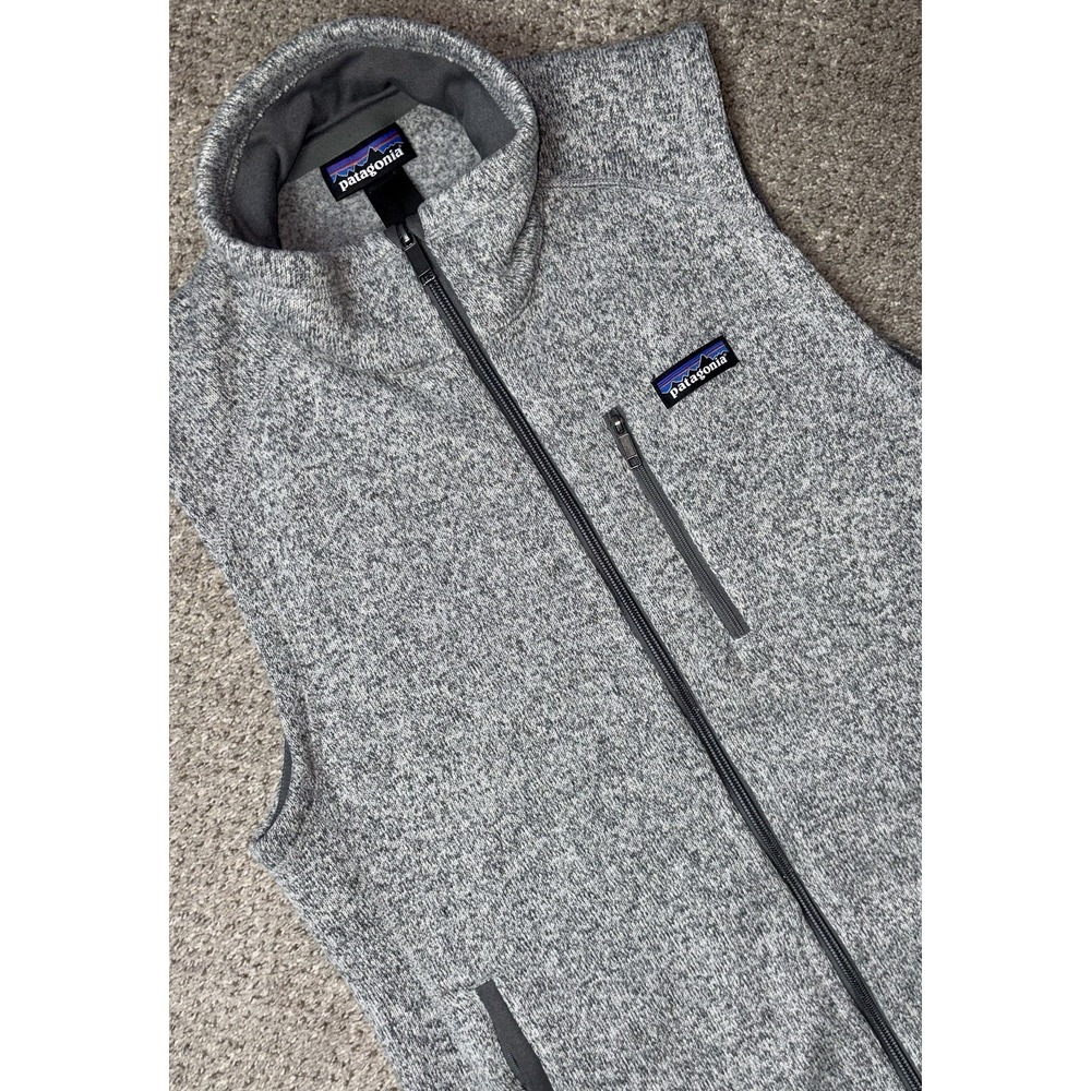 Patagonia Better Sweater Fleece Vest Mens Medium Stonewash Gray Full Zip Outdoor